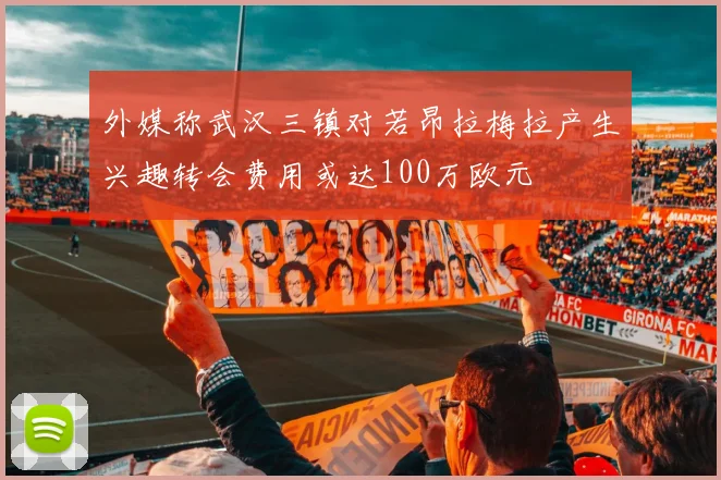 外媒称武汉三镇对若昂拉梅拉产生兴趣转会费用或达100万欧元
